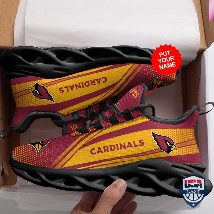 Arizona Cardinals Custom Name Max Soul Sneaker Sport Shoes 39