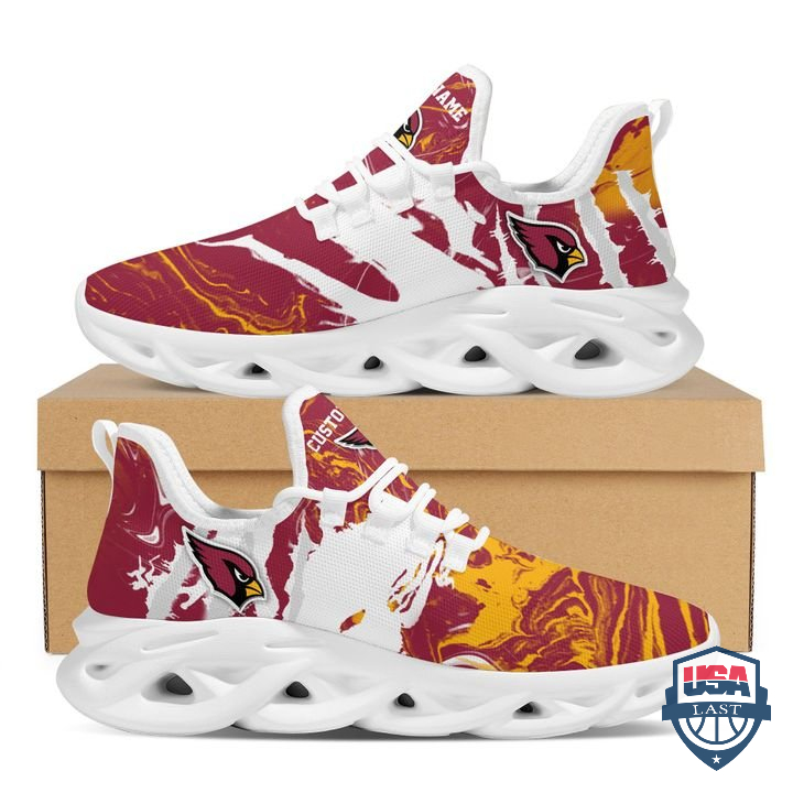 Arizona Cardinals NFL Custom Name Max Soul Clunky Sneaker 24