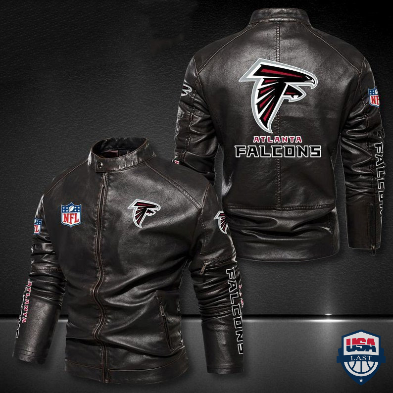 Atlanta Falcons NFL 3D Motor Leather Jackets