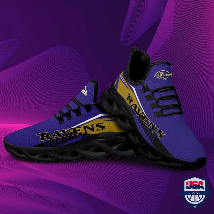 Baltimore Ravens Max Soul Shoes Logo American Football 10