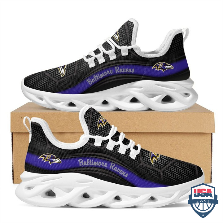 Baltimore Ravens Max Soul Sneakers Running Sports Shoes 11
