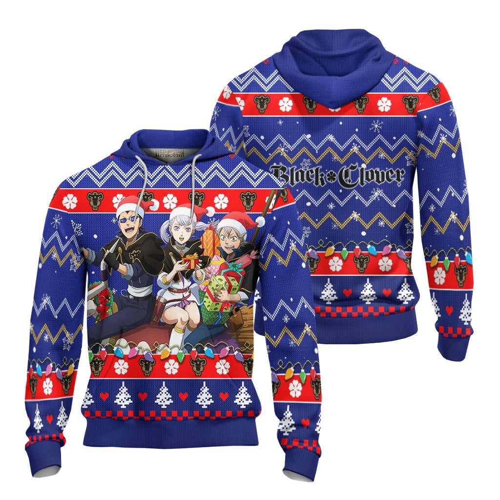 Black Clover Anime Ugly Christmas Sweater Characters New Design