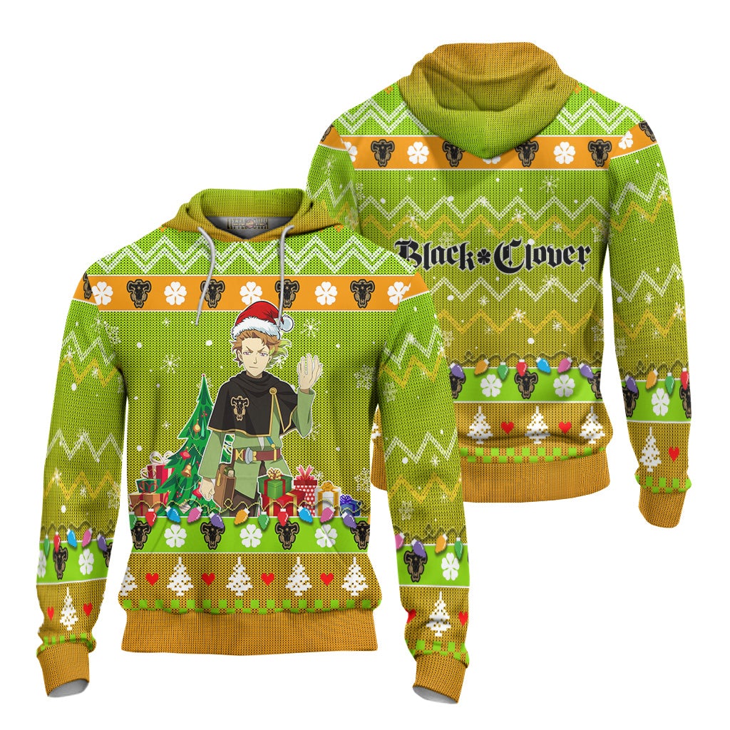 Finral Roulacase Anime Ugly Christmas Sweater Black Clover New Design