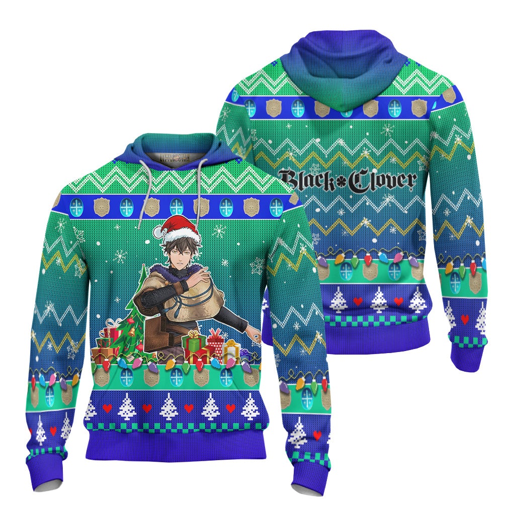 Yuno Anime Ugly Christmas Sweater Black Clover New Design