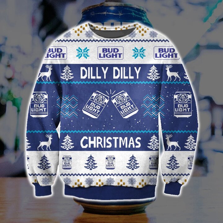 Bud Light Dilly Dilly Christmas Ugly Sweater