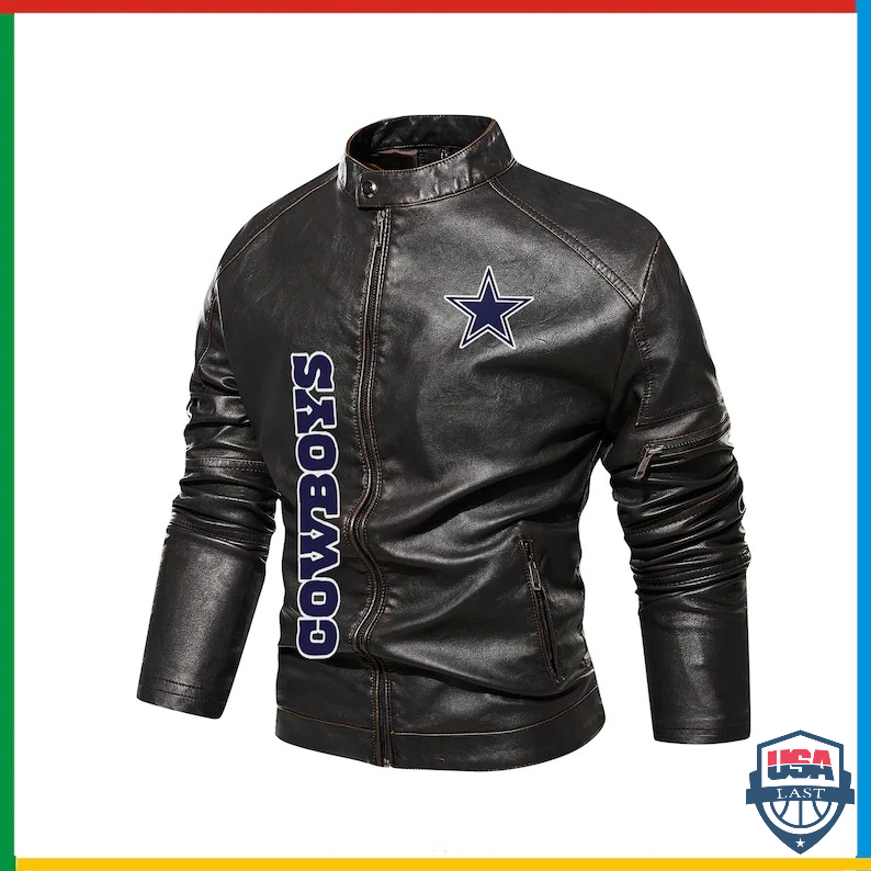 Dallas Cowboys NFL 3D Custom Motor Leather Jackets