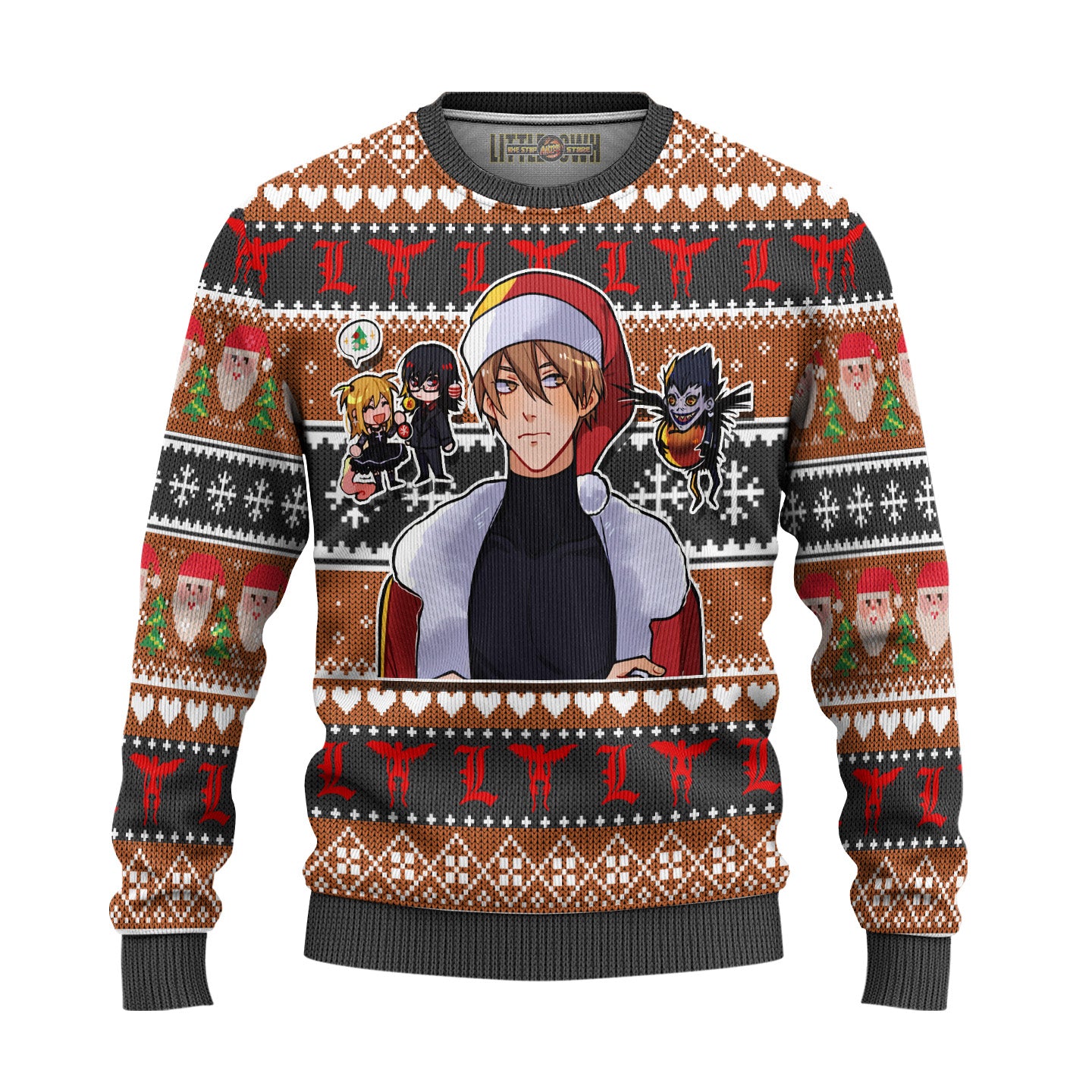 Near Anime Ugly Christmas Sweater Custom Death Note New Design