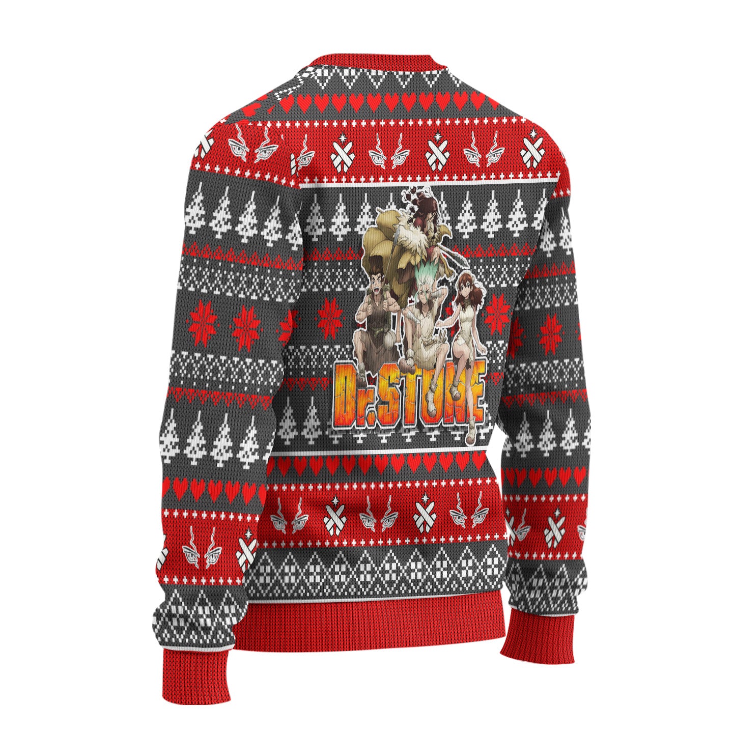 Dr Stone Anime Ugly Christmas Sweater Custom New Design
