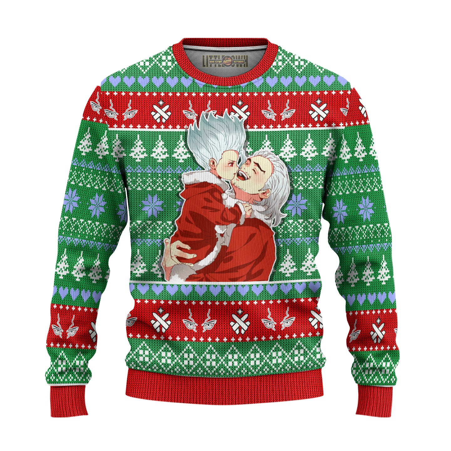 Byakuya x Senku Anime Ugly Christmas Sweater Custom Dr Stone New Design