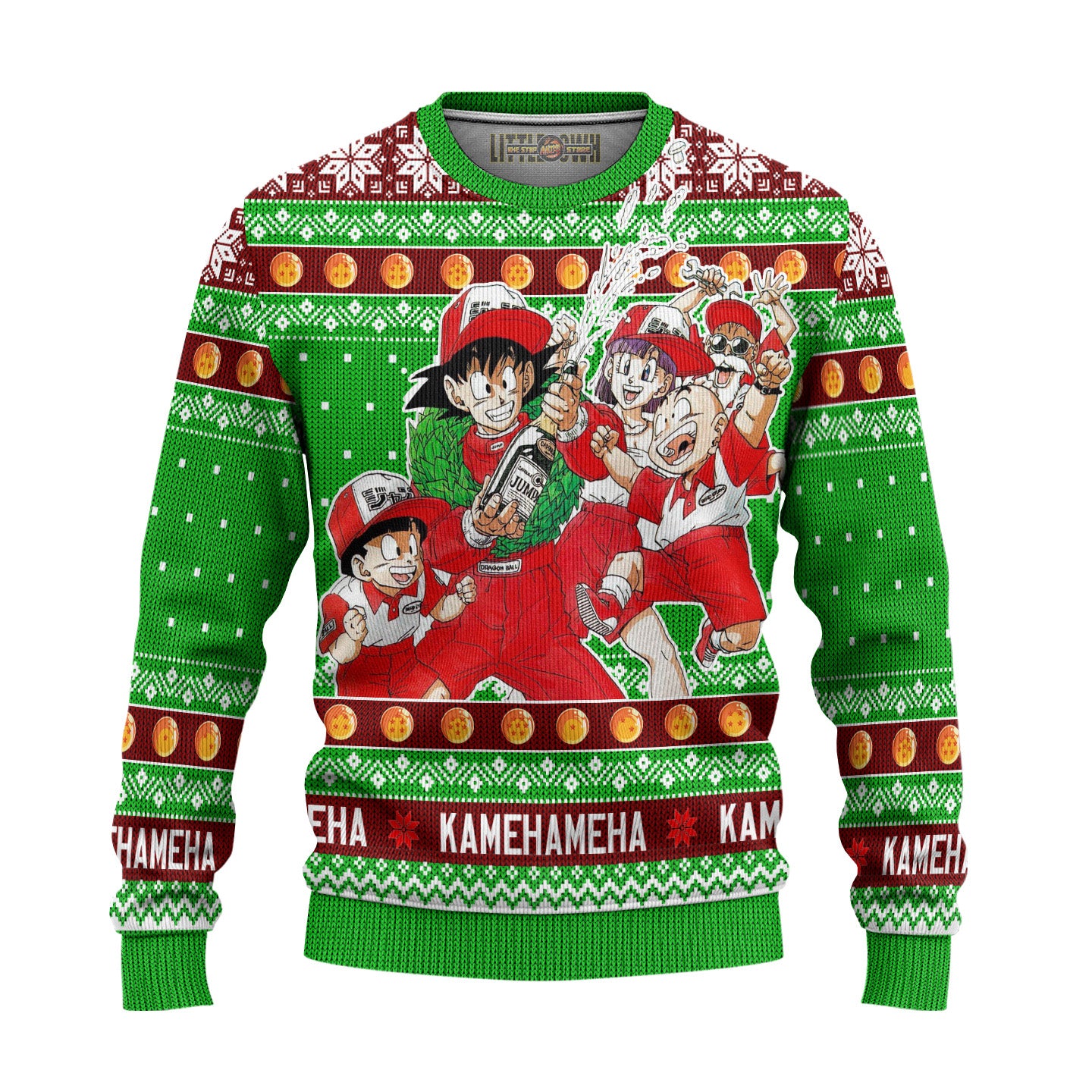 Dragon Ball Anime Ugly Christmas Sweater Characters New Design