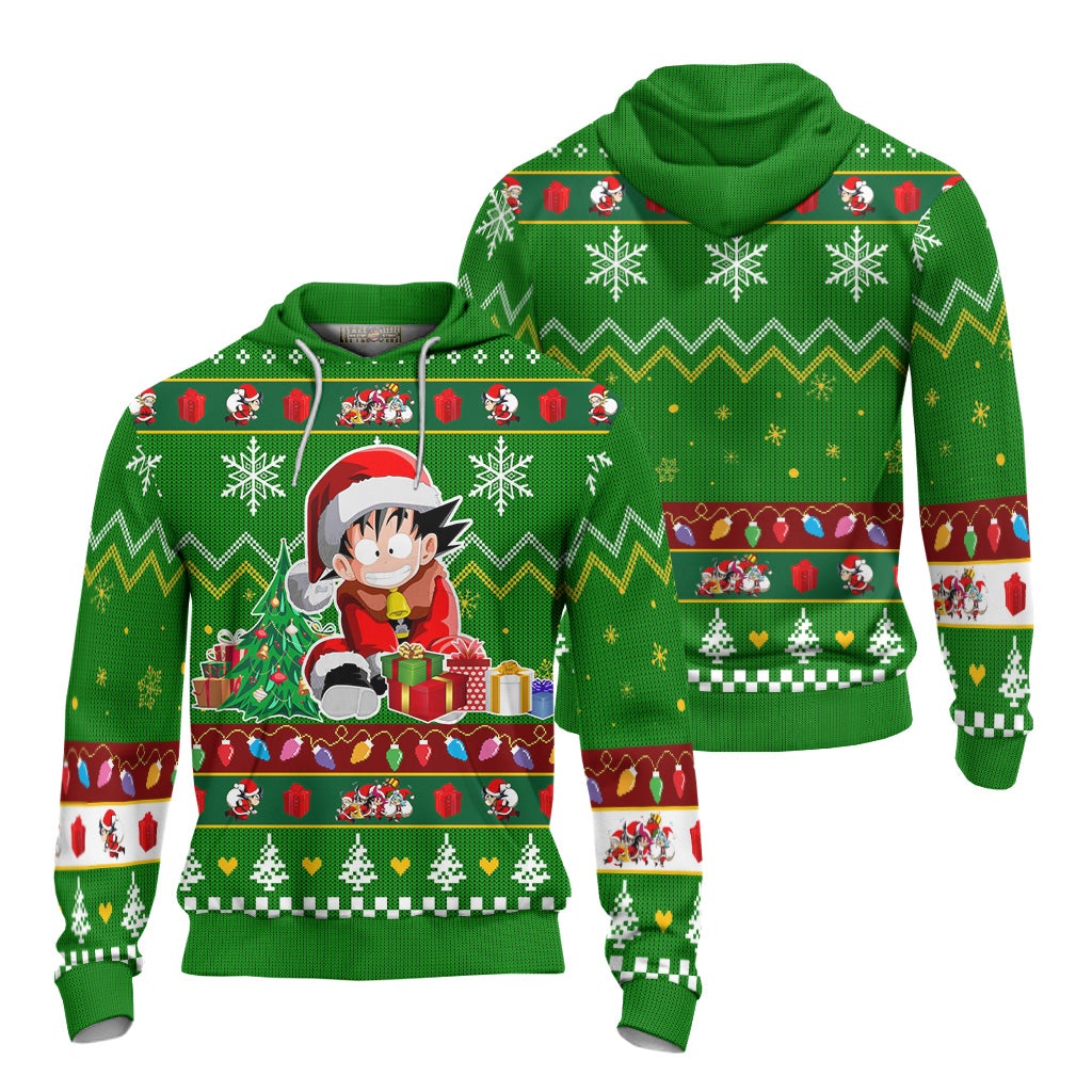 Son Goku Anime Ugly Christmas Sweater Dragon Ball New Design