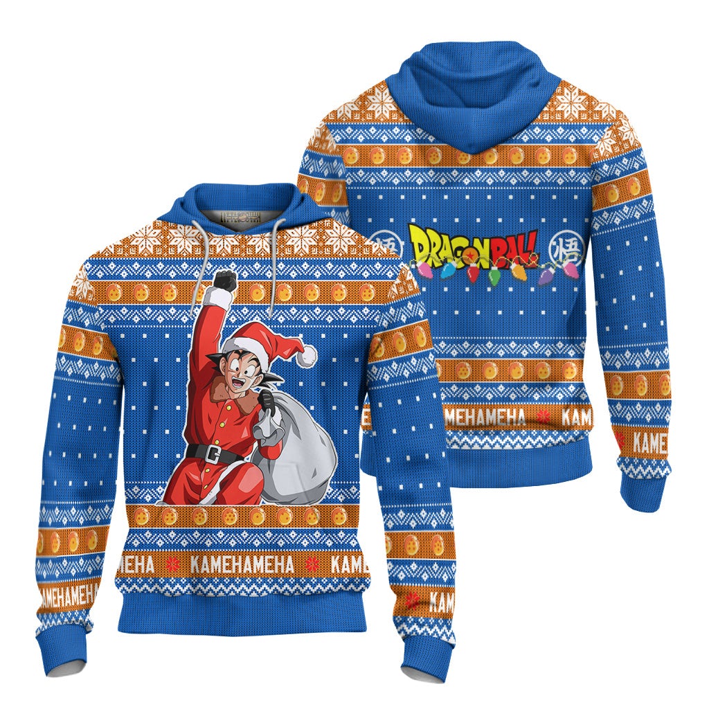 Son Goku Dragon Ball Anime Ugly Christmas Sweater New Design