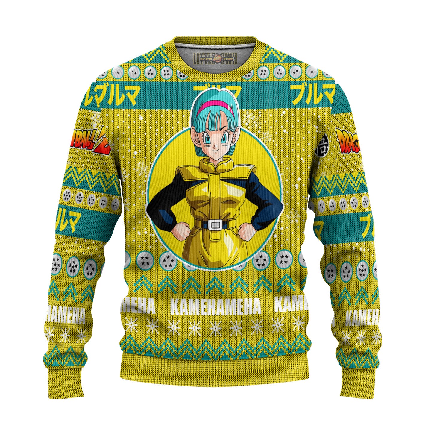 Bulma Anime Ugly Christmas Sweater Dragon Ball Z New Design