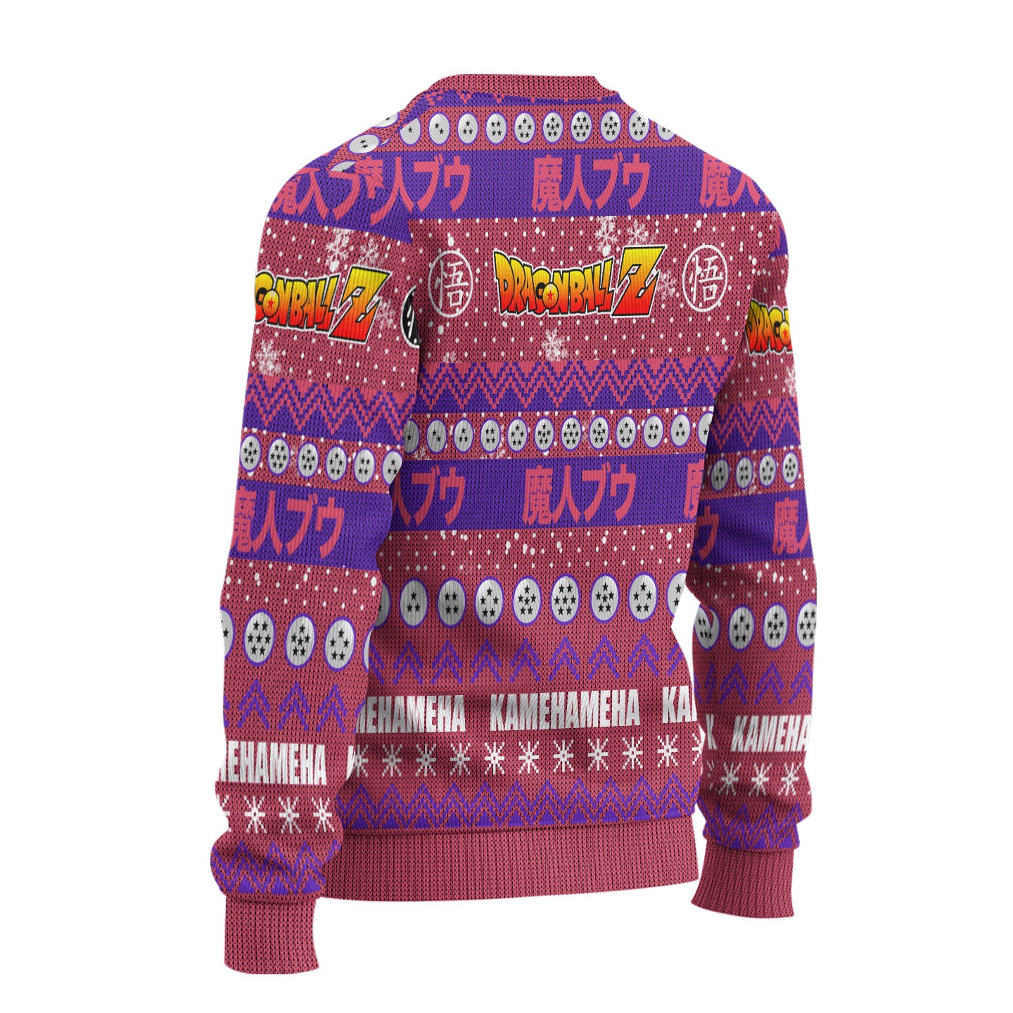Majin Buu Anime Ugly Christmas Sweater Dragon Ball Z New Design