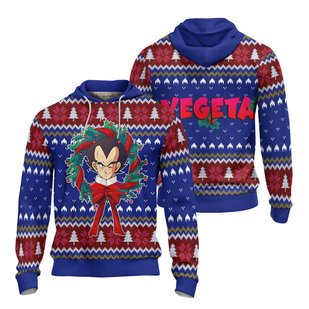Vegeta Dragon Ball Z Anime Ugly Christmas Sweater New Design