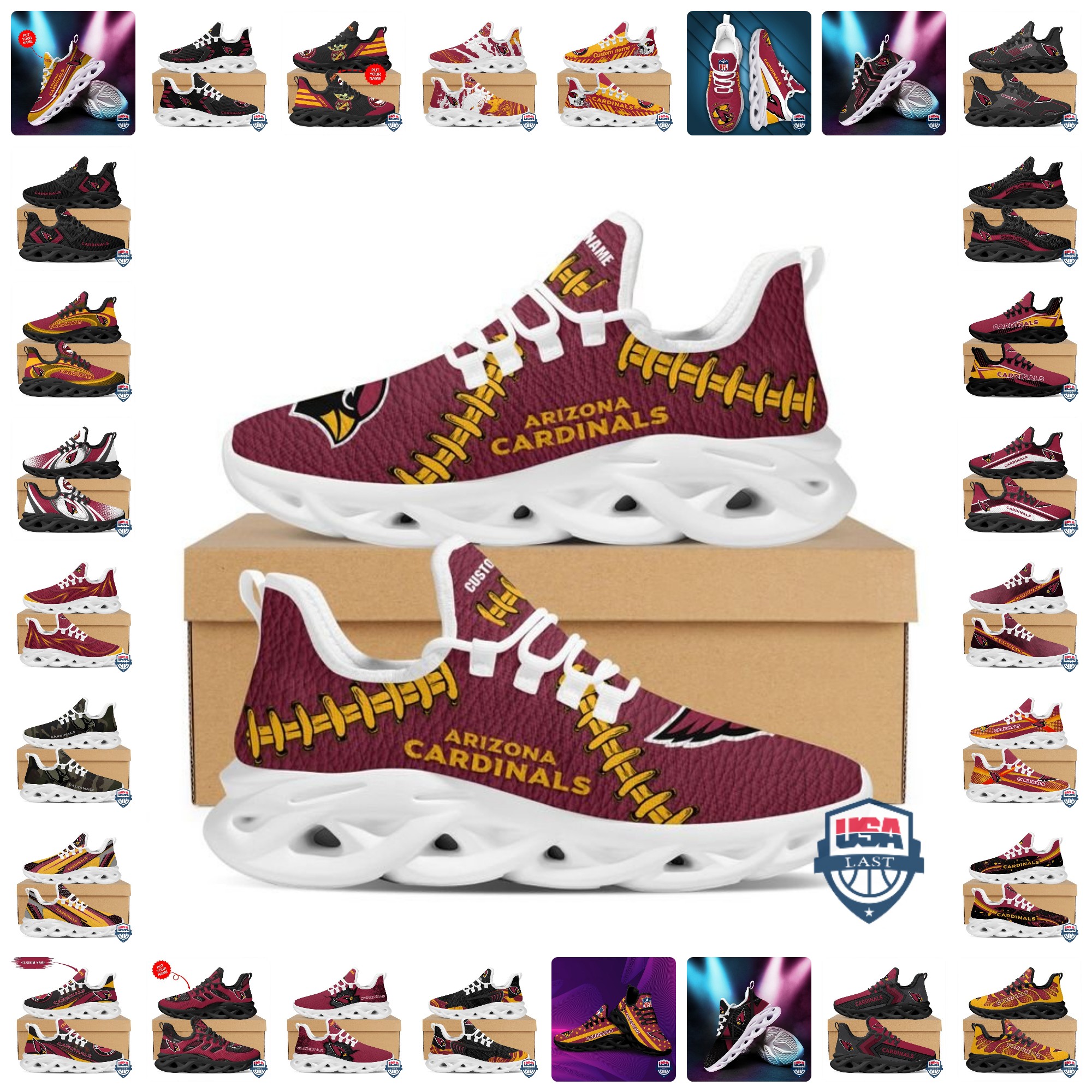 Arizona Cardinals Max Shoes Shoes Sport Sneaker Collection
