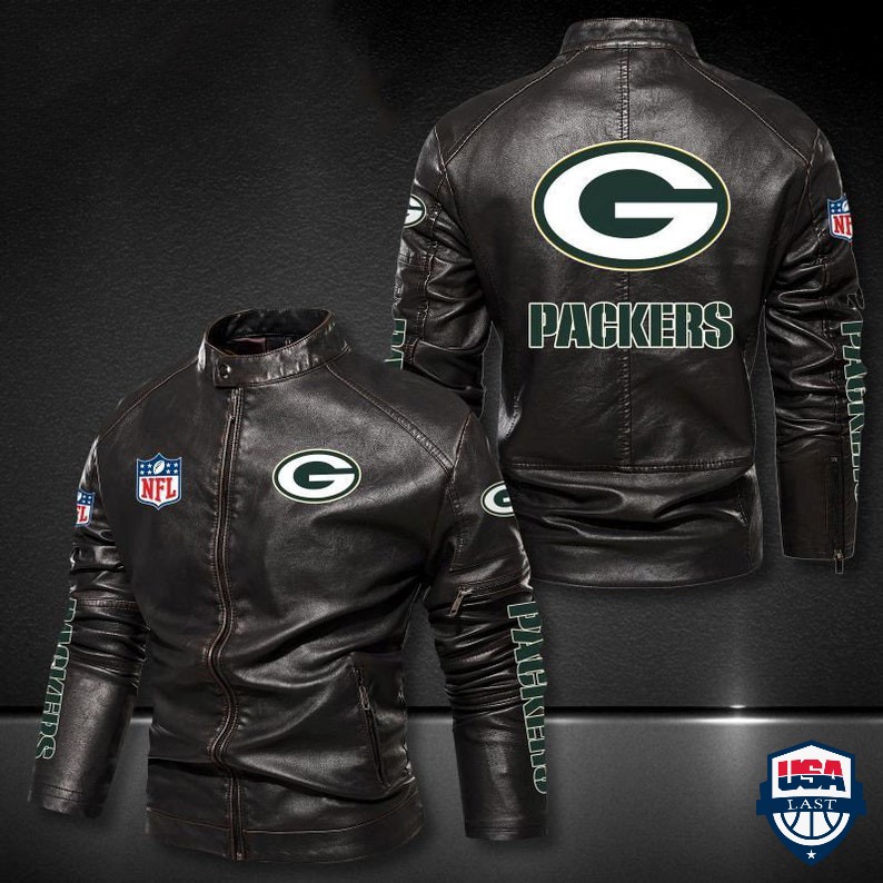 Green Bay Packers NFL Motor Leather Jacket