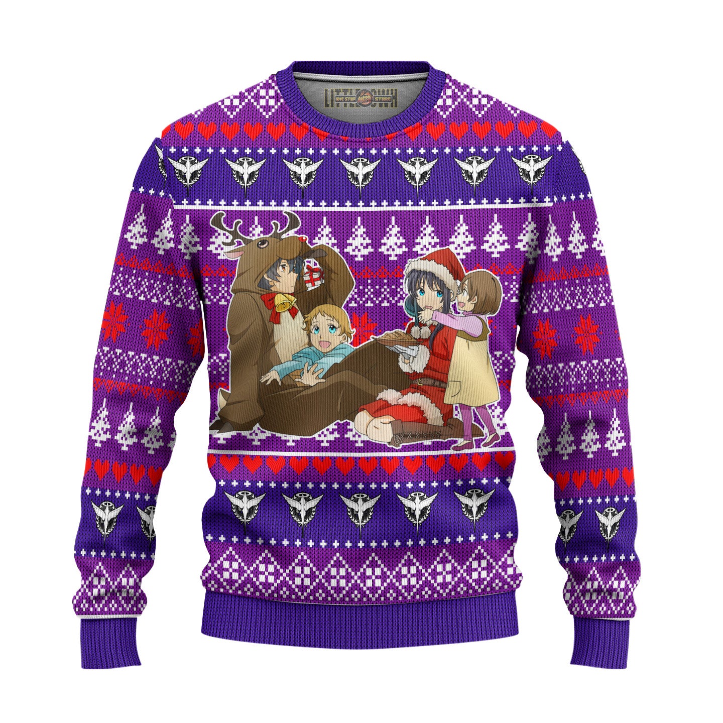 Marina x Setsuna Anime Ugly Christmas Sweater Custom Gundam New Design
