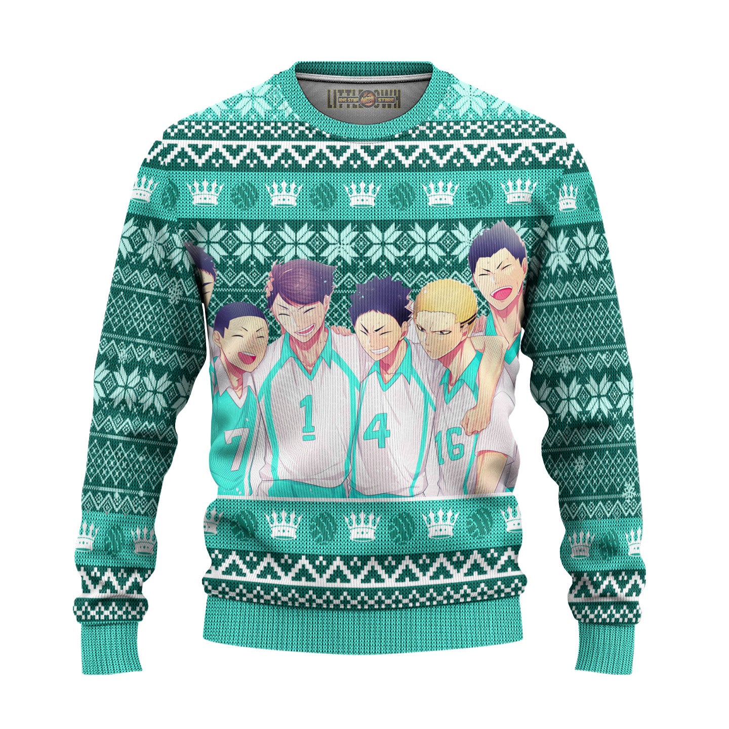 Date Tech High Ugly Christmas Sweater Haikyuu Anime New Design