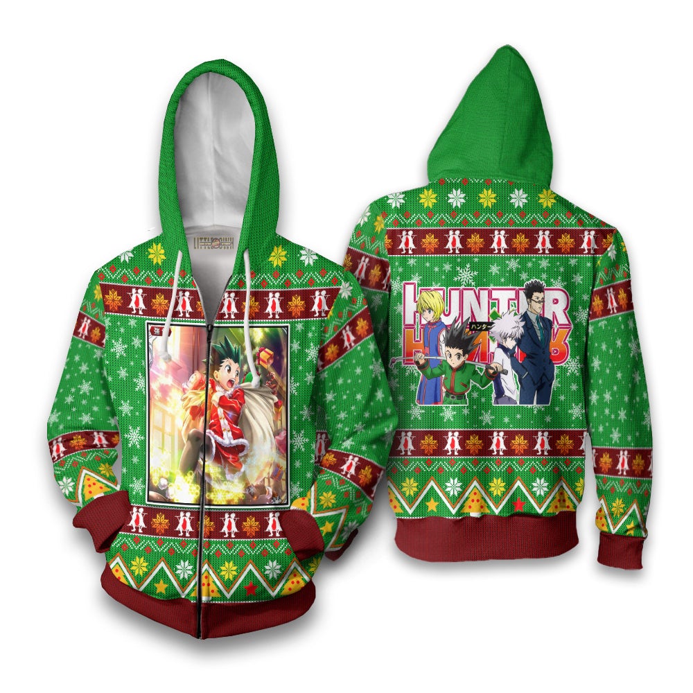 Gon Freecss Anime Ugly Christmas Sweater Hunter x Hunter New Design