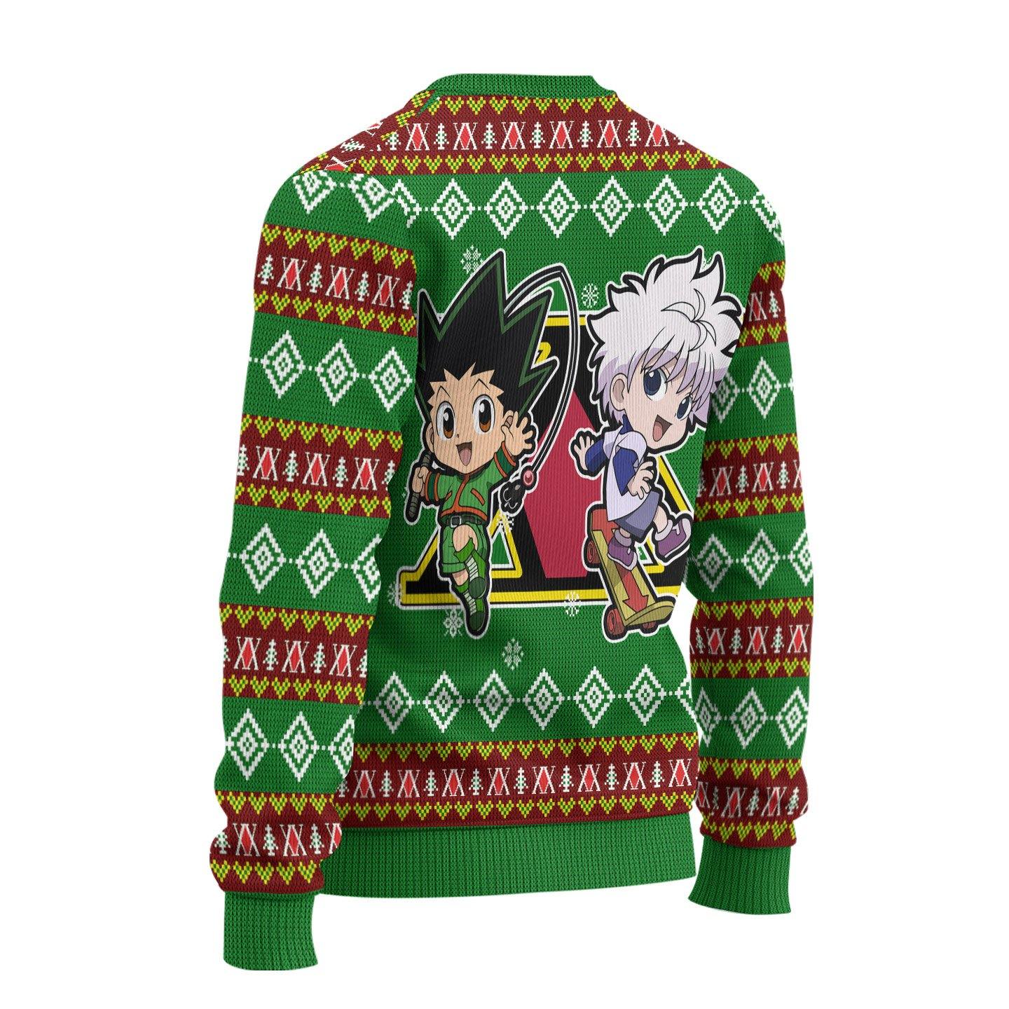 Gon And Killua Hunter x Hunter Anime Ugly Christmas Sweater New Design
