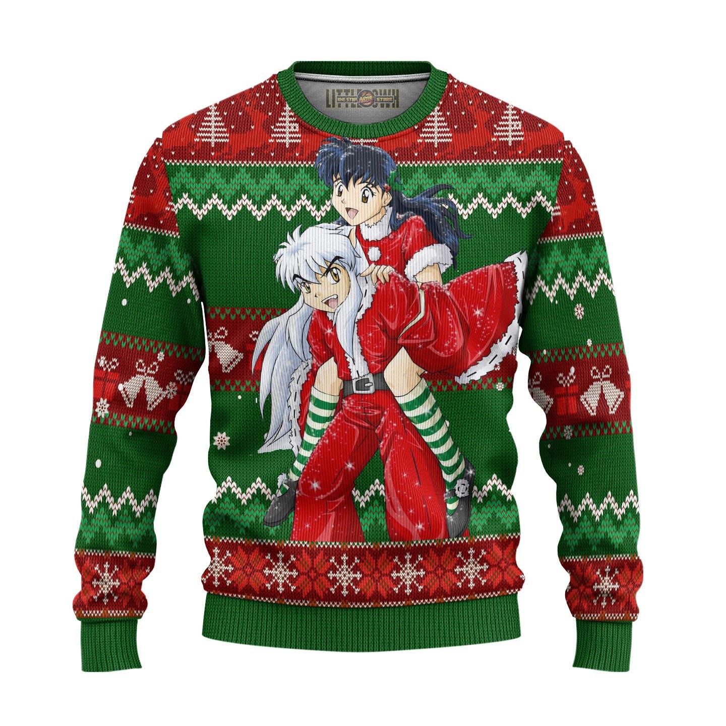 Sesshomaru Ugly Christmas Sweater Inuyasha Anime New Design