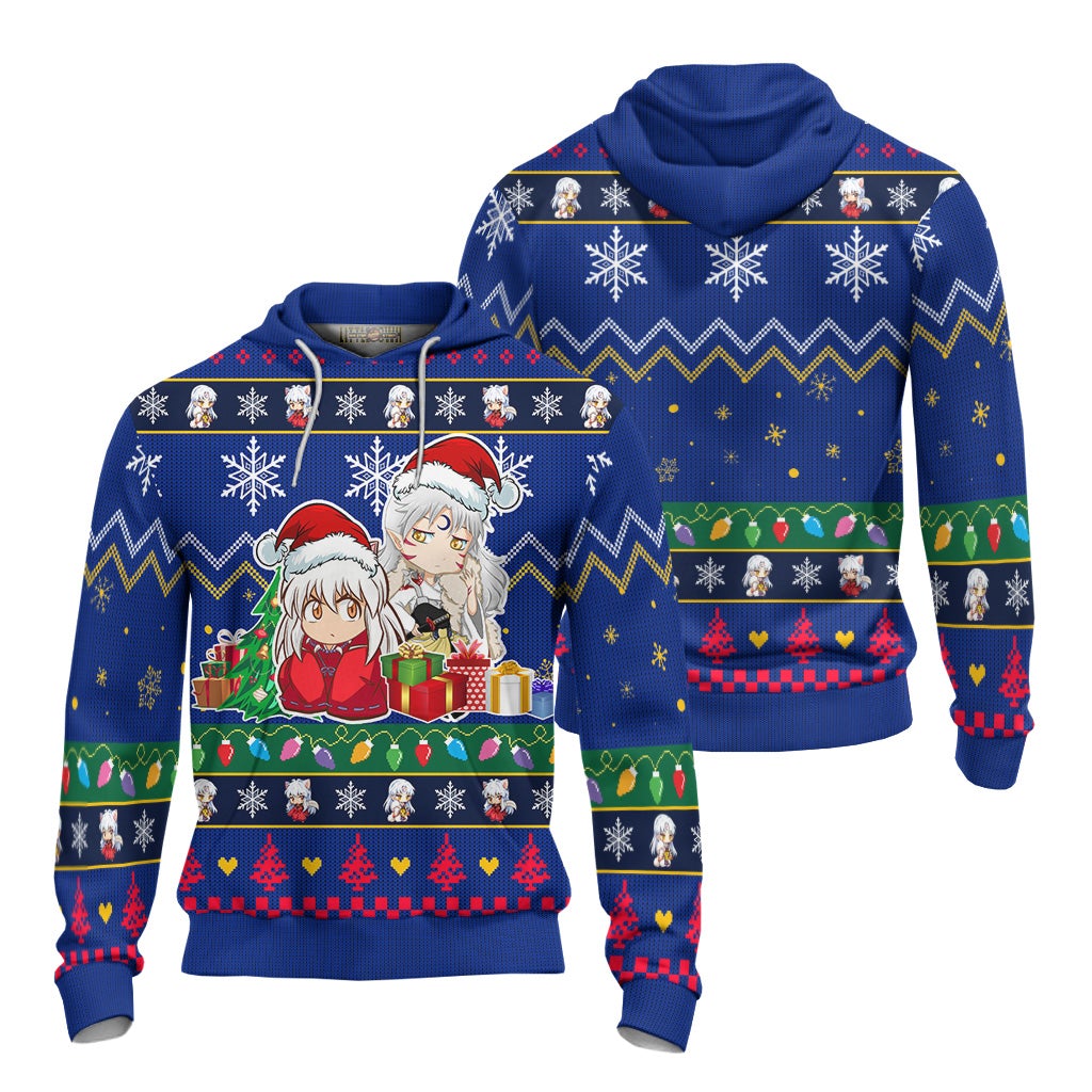 Inuyasha x Sesshomaru Anime Ugly Christmas Sweater InuYasha New Design