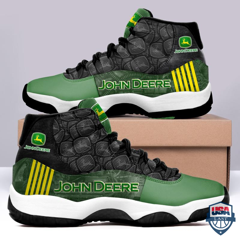 John Deere Air Jordan 11 Shoes Sneaker