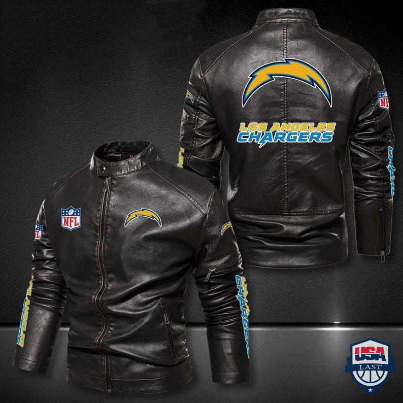 Los Angeles Chargers NFL 3D Motor Leather Jackets