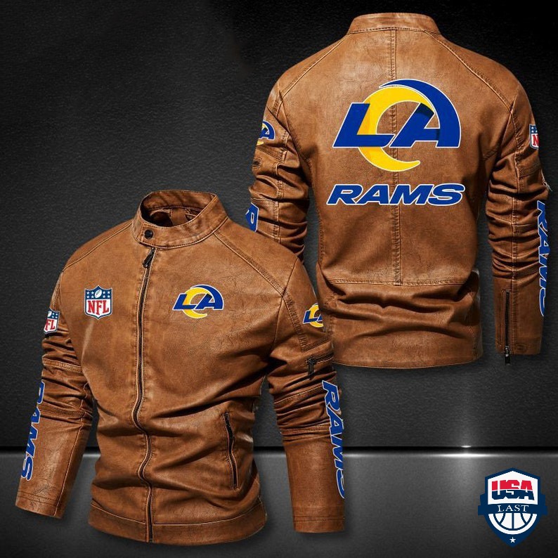 Los Angeles Rams NFL Motor Leather Jacket