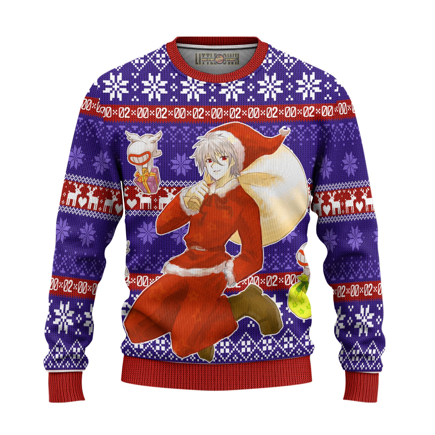 Kaworu Nagisa Anime Ugly Christmas Sweater Custom Neon Genesis Evangelion New Design