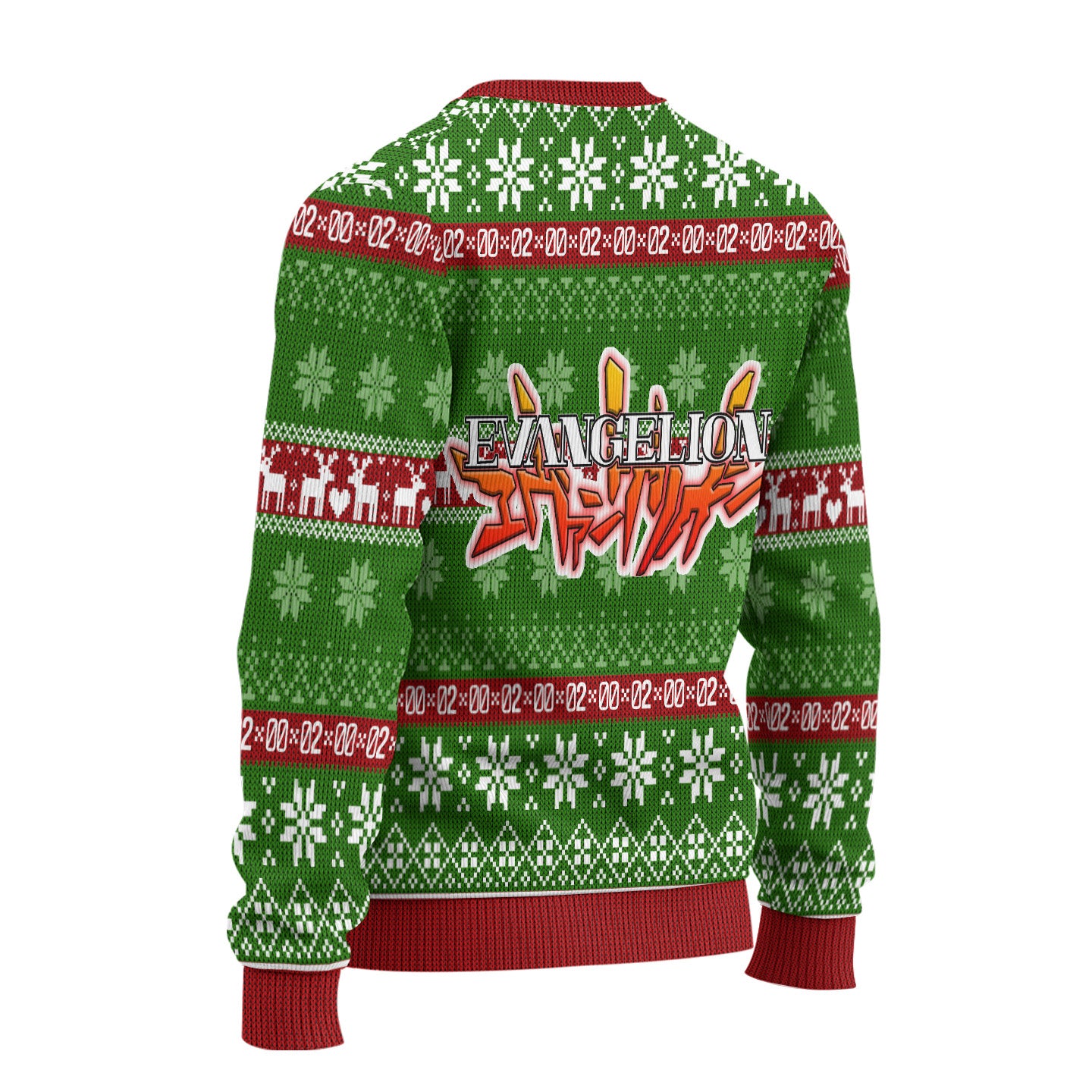 Kaworu x Shinji Anime Ugly Christmas Sweater Custom Neon Genesis Evangelion New Design