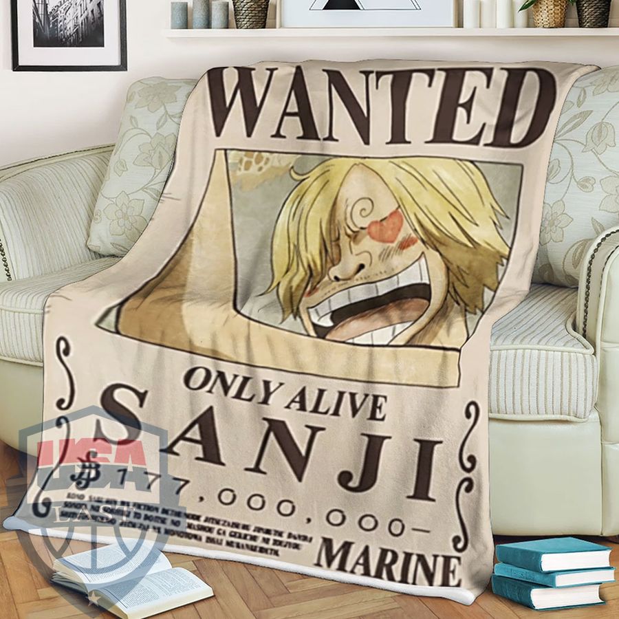 One Piece Sanji Only Alive Soft Blanket