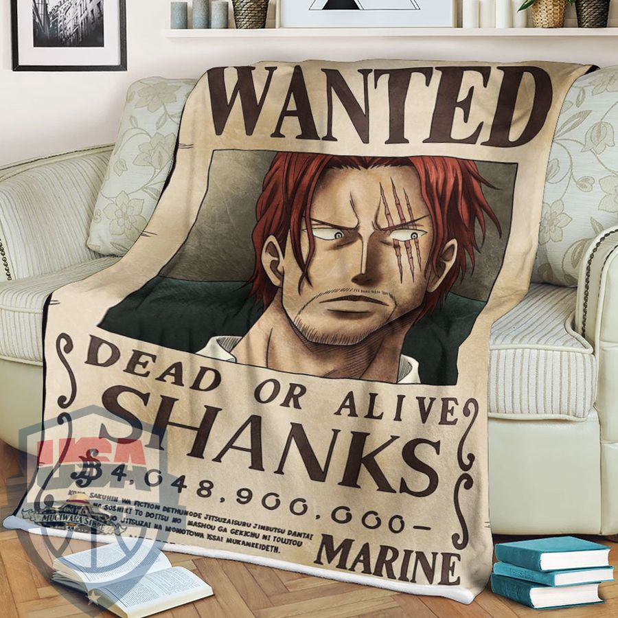 One Piece Shanks Soft Blanket