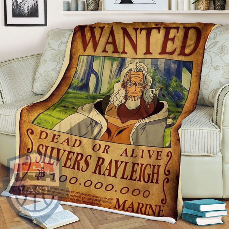 One Piece Silver Rayleigh Soft Blanket