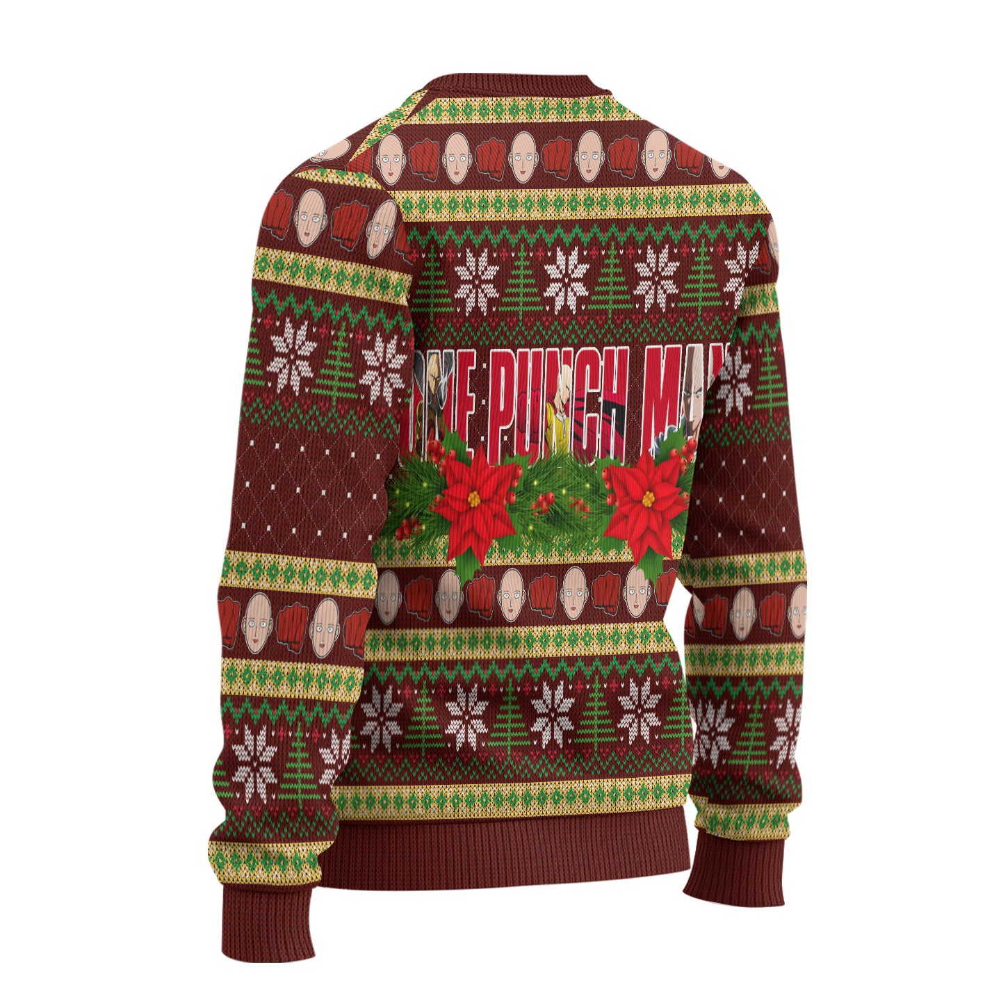 Saitama Anime Ugly Christmas Sweater Custom One Punch Man New Design