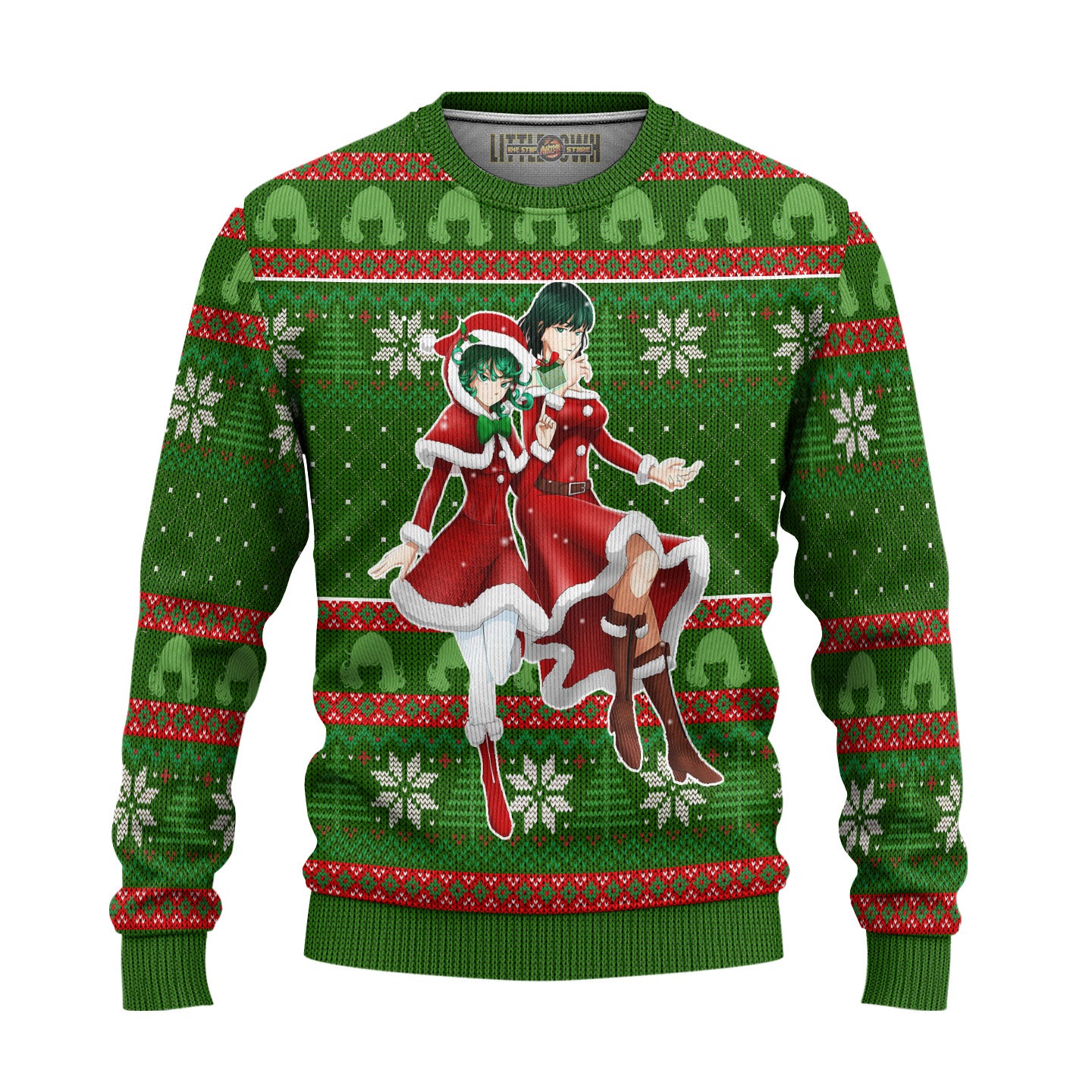 Fubuki x Tatsumaki Anime Ugly Christmas Sweater Custom One Punch Man New Design