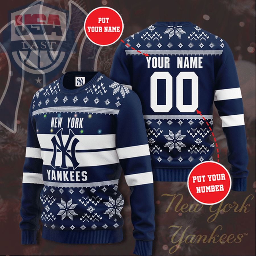 Personalized New York Yankees MLB Ugly Sweater