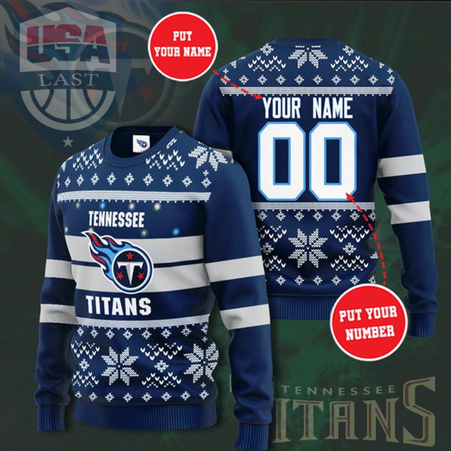 Personalized Tennessee Titans NFL Ugly Sweater