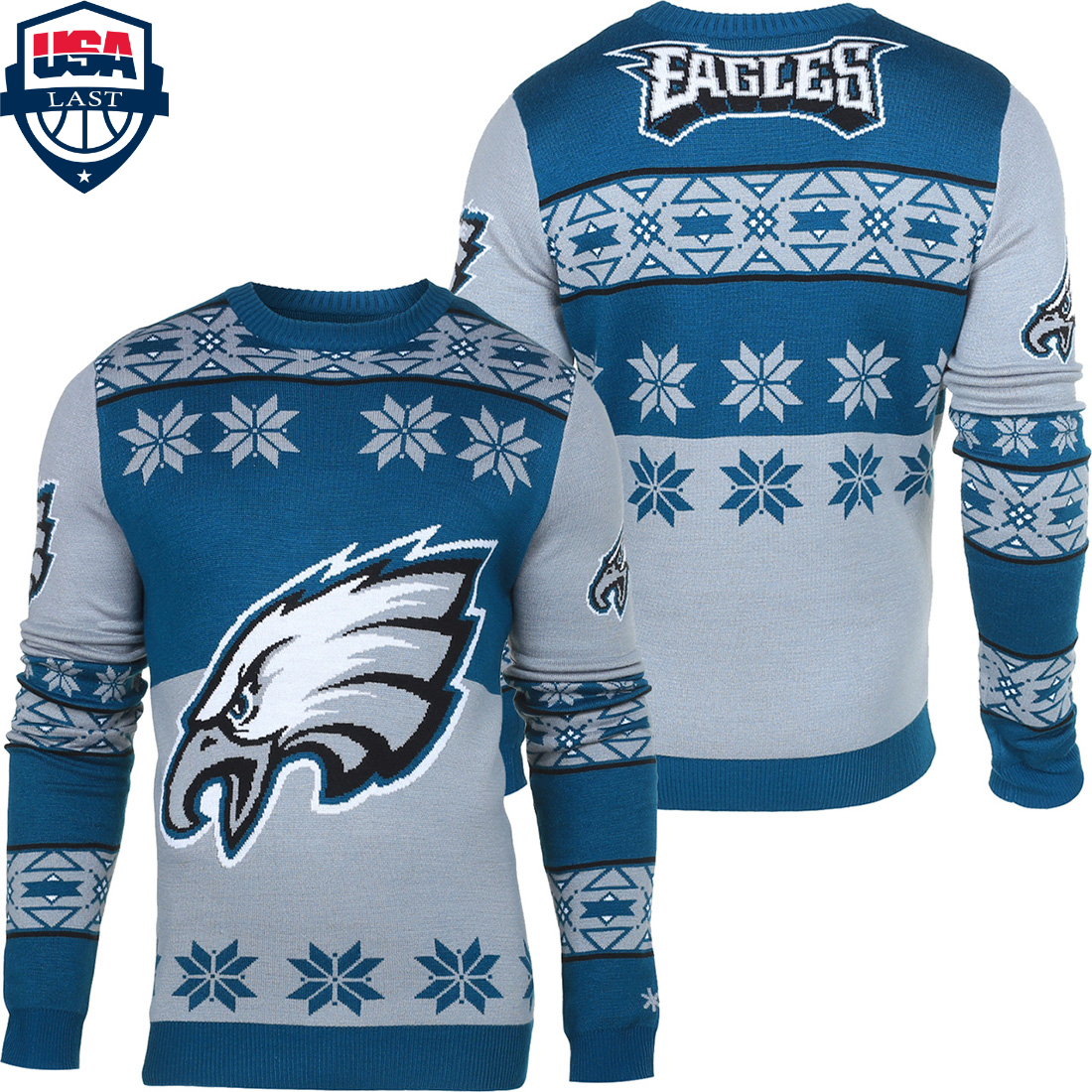 Philadelphia Eagles Big Logo NFL Ugly Sweater
