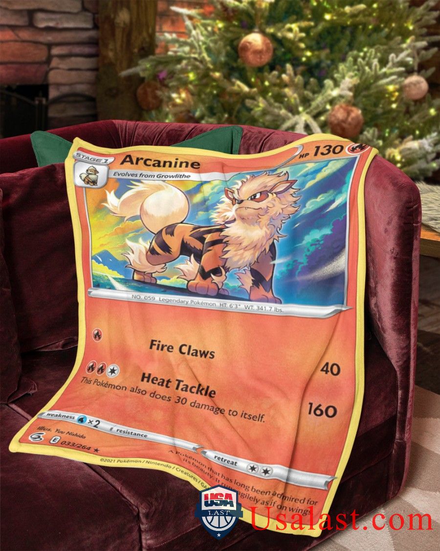 Pokemon Arcarnine Fusion Strike Blanket