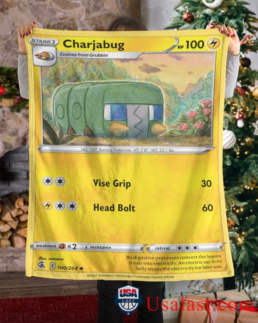 Pokemon Charjabug Fusion Strike Soft Blanket
