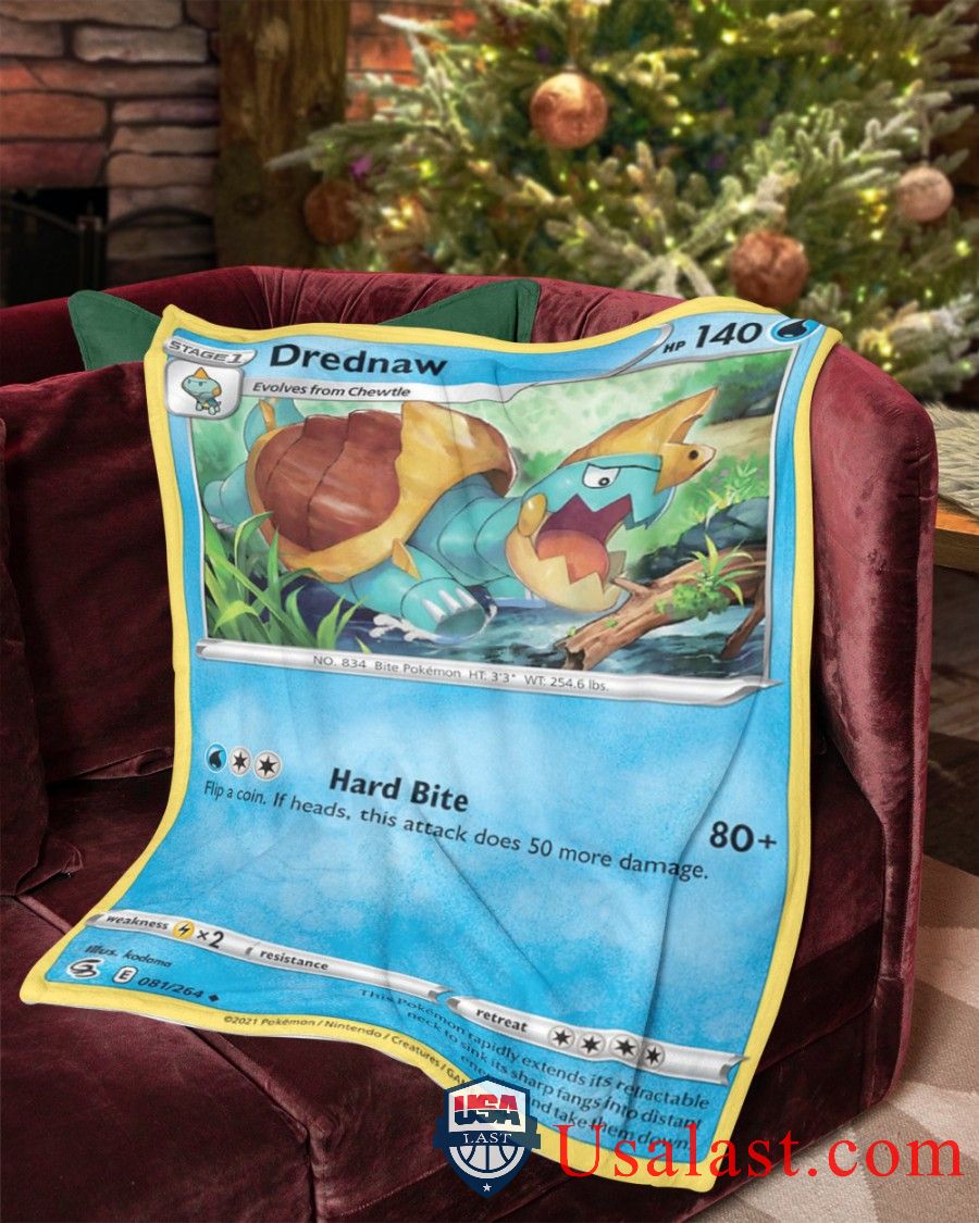 Pokemon Drednaw Fusion Strike Blanket