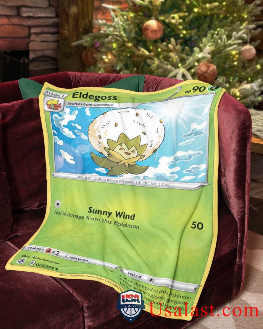 Pokemon Eldegoss Fusion Strike Blanket