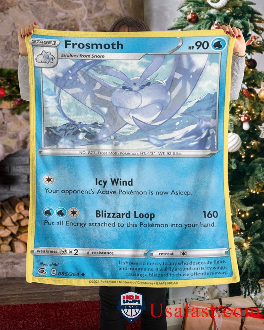 Pokemon Frosmoth Fusion Strike Blanket