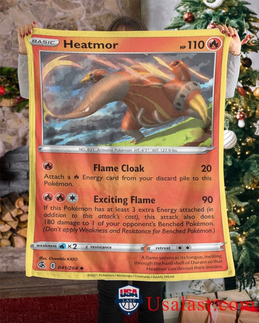 Pokemon Heatmor Fusion Strike Blanket