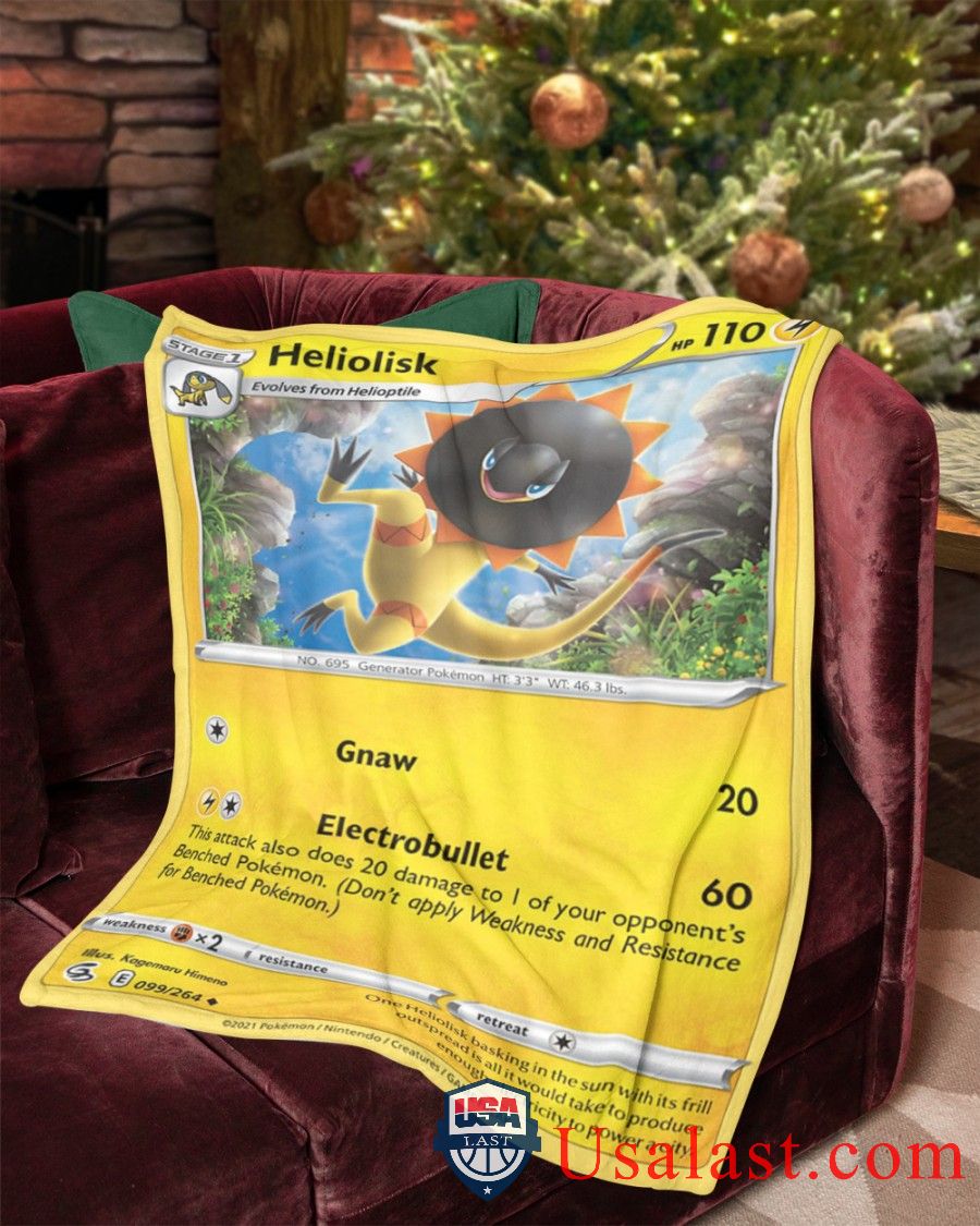 Pokemon Heliolisk Fusion Strike Soft Blanket