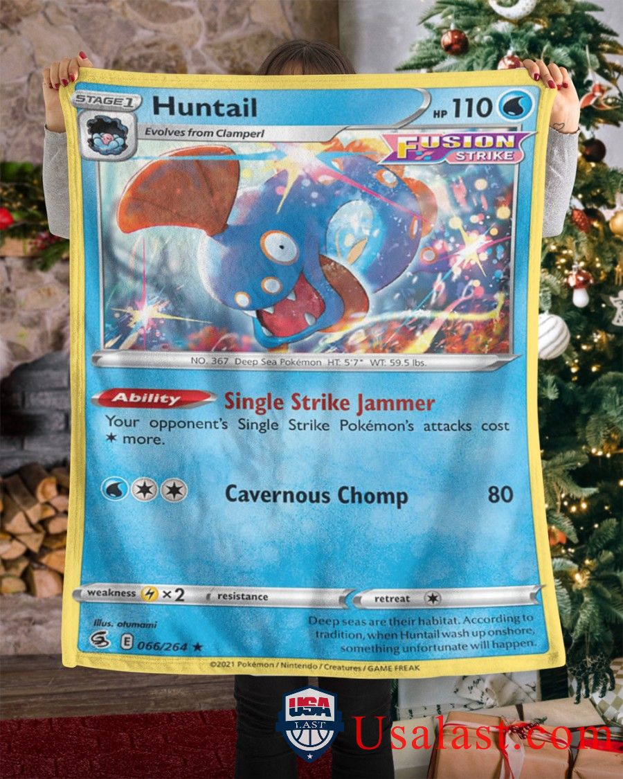 Pokemon Huntail Fusion Strike Blanket
