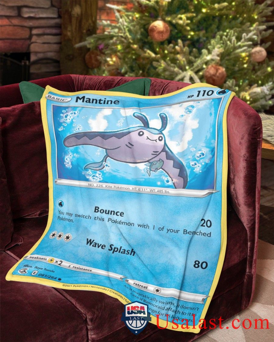 Pokemon Mantine Fusion Strike Blanket