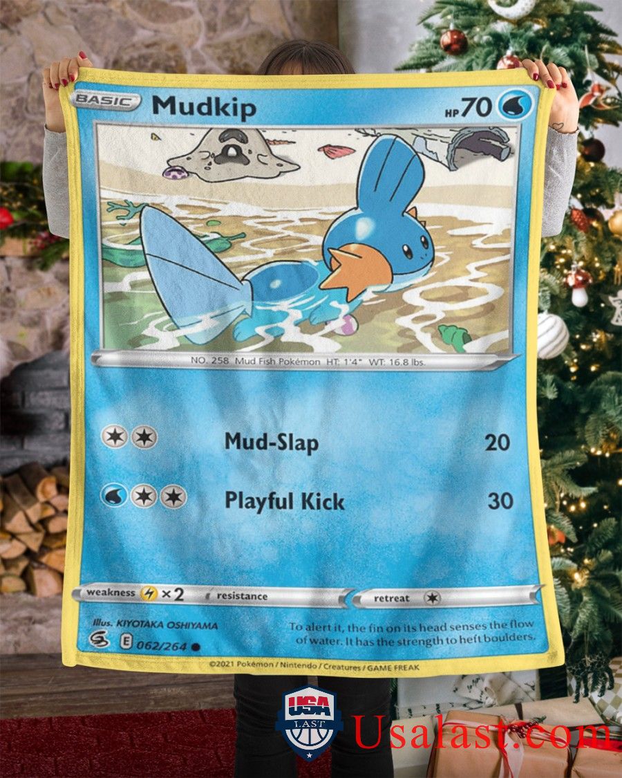 Pokemon Mudkip Fusion Strike Blanket